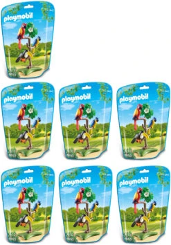 Playmobil 14 Perroquets Et 7 Toucans N°6653