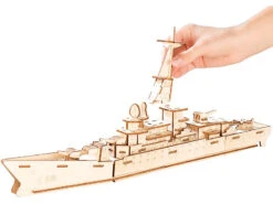 7 Maquettes 3D En Bois : Porte-avions, Navire De Guerre Et Aéronefs -Monde Jouet Pas Cher Magasin 7 maquettes 3d en bois porte avions navire de guerre et aeronefs ref NX1702 2