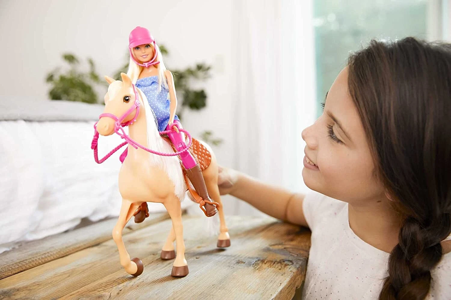 MATTEL Barbie En Tenue D'équitation Avec Son Cheval 4 MATTEL Barbie En Tenue D'équitation Avec Son Cheval – Image 4