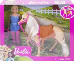 MATTEL Barbie En Tenue D'équitation Avec Son Cheval 9 MATTEL Barbie En Tenue D'équitation Avec Son Cheval -Monde Jouet Pas Cher Magasin barbie en tenue d equitation avec son cheval ref TG2589 4
