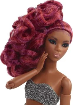 Barbie Signature Poupée Articulée Aux Long Cheveux Roux Blouclés -Monde Jouet Pas Cher Magasin barbie signature poupee articulee aux long cheveux roux bloucles ref TG2547 4