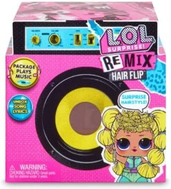 GIOCHI PREZIOSI Boîte Mystère L.O.L Surprise! Remix Hair Avec Poupée, Mini Disque Et Accessoires