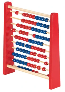 Boulier En Bois Bleu Et Rouge à 100 Boules -Monde Jouet Pas Cher Magasin boulier en bois bleu et rouge a 100 boules ref NX9628 1 1