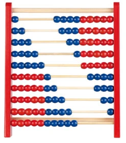2 Bouliers En Bois Bleu Et Rouge à 100 Boules -Monde Jouet Pas Cher Magasin boulier en bois bleu et rouge a 100 boules ref NX9628 2
