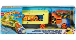 Hot Wheels Camion De Transport De Véhicules Spécial Choc Avec Projection De Voitures -Monde Jouet Pas Cher Magasin camion de transport de vehicules special choc avec projection de voitures ref TG1935 5