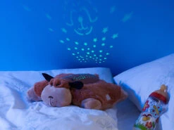 Peluche Chien Tobias Avec Projections Lumineuses -Monde Jouet Pas Cher Magasin chien tobias avec projection d etoiles et changement de couleurs ref NC8889 1