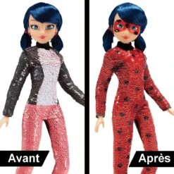 Bandai Figurine Articulée Marinette Avec Tenue à Sequin Réversible -Monde Jouet Pas Cher Magasin figurine articulee marinette avec tenue a sequin reversible ref TG2584 4