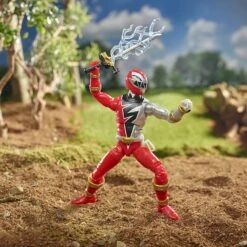 Hasbro Figurine Articulée Power Rangers Dino Fury Red -Monde Jouet Pas Cher Magasin figurine articulee power raners dino fury red ref TG2458 1