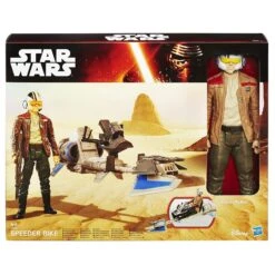 Figurine 30 Cm Avec Véhicule Star Wars - Poe Dameron -Monde Jouet Pas Cher Magasin figurine avec vehicule star wars poe dameron ref KT7799 1