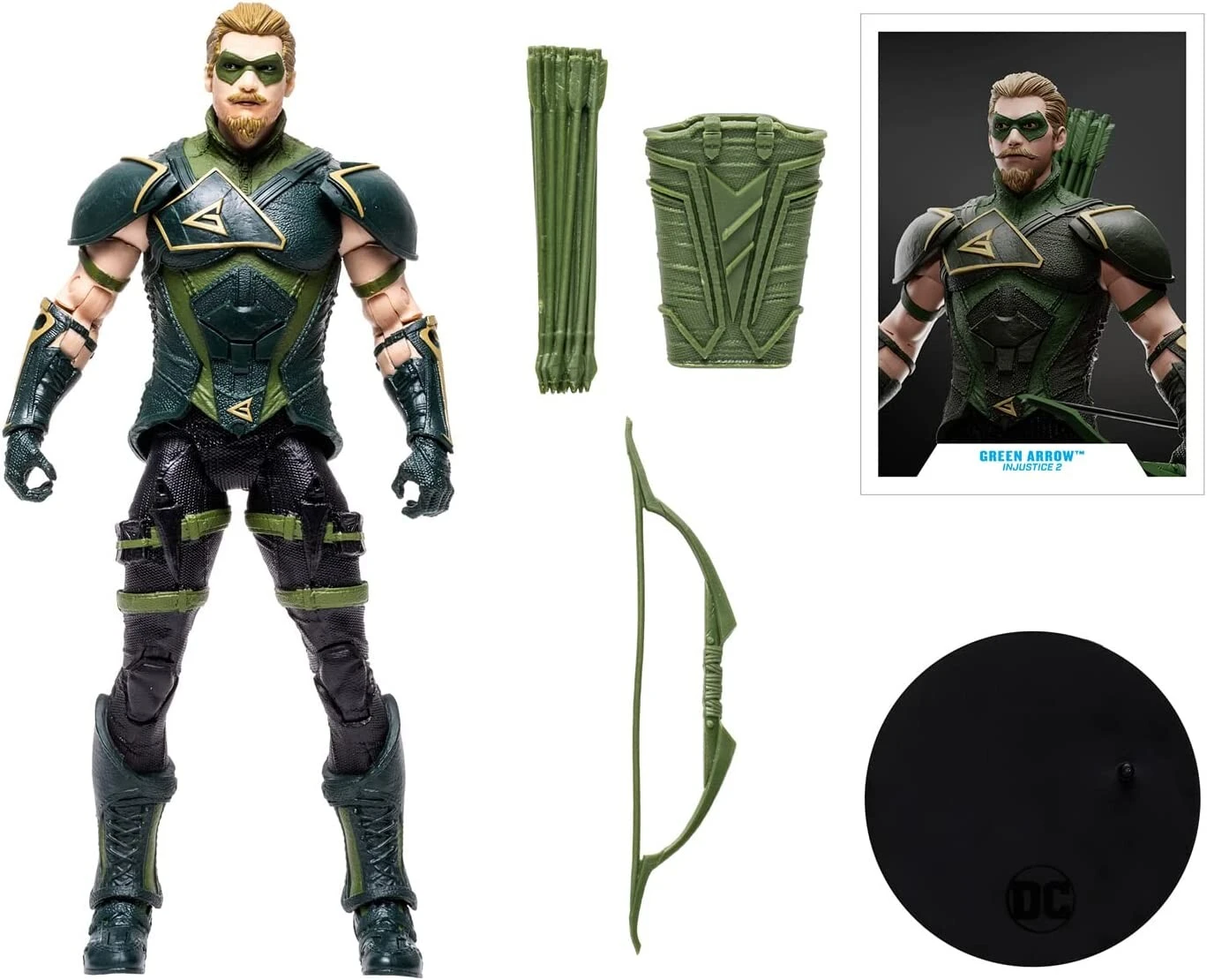 Figurine Green Arrow Articulée Collection DC Multiverse 2 Figurine Green Arrow Articulée Collection DC Multiverse – Image 2