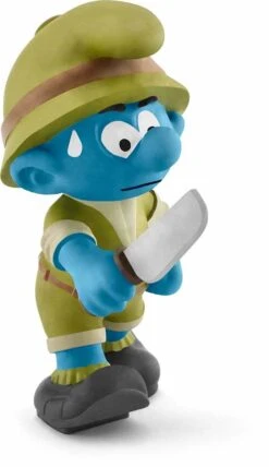 Schleich Figurine Les Schtroumpfs Dans La Jungle : Le Schtroumpf Aventurier
