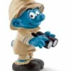 Schleich Figurine Les Schtroumpfs Dans La Jungle : Le Schtroumpf Observateur