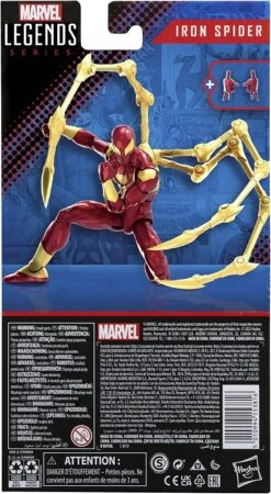 Hasbro Figurine Marvel Iron Spider-Man Avec Armure Et Pattes D'araignée 15 Cm -Monde Jouet Pas Cher Magasin figurine marvel iron spider man avec armure et tentacules 15 cm ref TG2455 3
