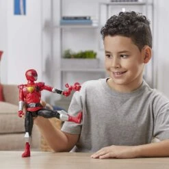 Hasbro Figurine Power Rangers Beast Morphers, Ranger Rouge Beast-X - 30 Cm -Monde Jouet Pas Cher Magasin figurine power rangers beast morphers ranger rouge beast x 30 cm ref TG2000 4