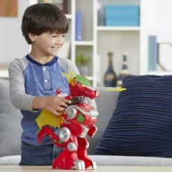 Hasbro Figurine Power Rangers Dragon Thunderzord - 35 Cm -Monde Jouet Pas Cher Magasin figurine power rangers dragon thunderzord 35 cm ref TG1679 4