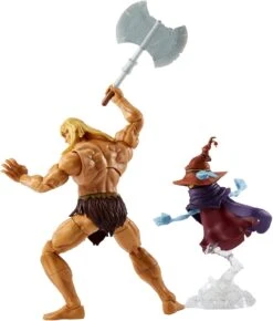 MATTEL Figurines Savage He-Man Et Orko Des Maîtres De L’Univers : Révélation -Monde Jouet Pas Cher Magasin figurines savage he man et orko des maitres de l univers revelation ref TG2529 3