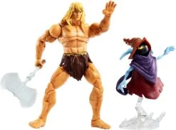 MATTEL Figurines Savage He-Man Et Orko Des Maîtres De L’Univers : Révélation -Monde Jouet Pas Cher Magasin figurines savage he man et orko des maitres de l univers revelation ref TG2529 4