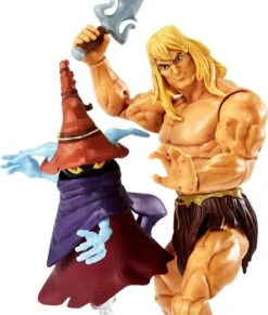 MATTEL Figurines Savage He-Man Et Orko Des Maîtres De L’Univers : Révélation -Monde Jouet Pas Cher Magasin figurines savage he man et orko des maitres de l univers revelation ref TG2529 6