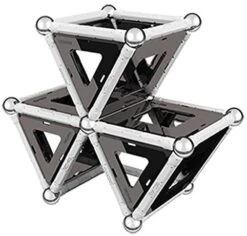 Geomag, Black & White, Constructions Magnétiques 68 Pièces -Monde Jouet Pas Cher Magasin geomag black white constructions magnetiques 68 pieces ref TG1989 3