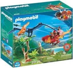 Playmobil Hélicoptère Et Ptéranodon - 9430