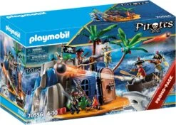 Playmobil Île De Pirate Avec Cachette Au Trésor - 70556