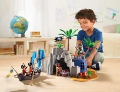 Playmobil Île De Pirate Avec Cachette Au Trésor - 70556 -Monde Jouet Pas Cher Magasin ile de pirate avec cachette au tresor 70556 ref TG2384 3