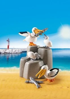 Jouet Playmobil Collection Le Zoo - 3 Packs -Monde Jouet Pas Cher Magasin jouet playmobil collection le zoo couple de pelicans et leurs bebes n 9070 ref KT9366 1
