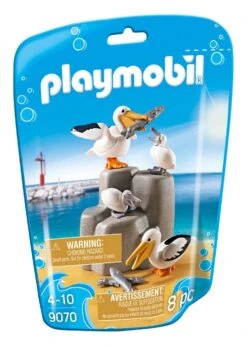 Jouet Playmobil Collection Le Zoo - 3 Packs -Monde Jouet Pas Cher Magasin jouet playmobil collection le zoo couple de pelicans et leurs bebes n 9070 ref KT9366 2