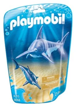 Playmobil Espadon Et Son Bébé N°9068