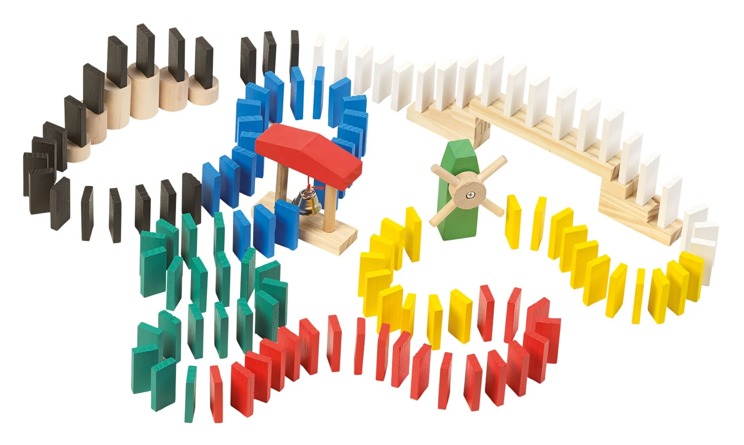 3 Kits De Dominos Colorés 480 Pièces 4 3 Kits De Dominos Colorés 480 Pièces – Image 4