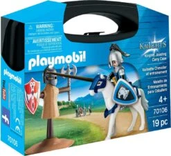 Playmobil Knights : Valisette Chevalier Et Entrainement
