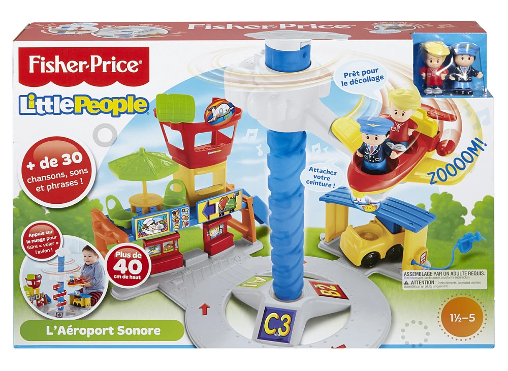 Fisher Price L'aéroport Sonore Des Little People 5 Fisher Price L'aéroport Sonore Des Little People – Image 5