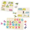 Lot De 3 Puzzles En Bois Pour Enfants