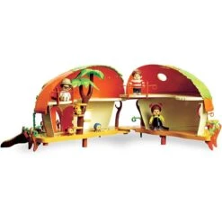 Maison Deluxe La Tribu Des Monchhichi - 30 Cm -Monde Jouet Pas Cher Magasin maison deluxe la tribu des monchhichi 30 cm ref KT9659 1