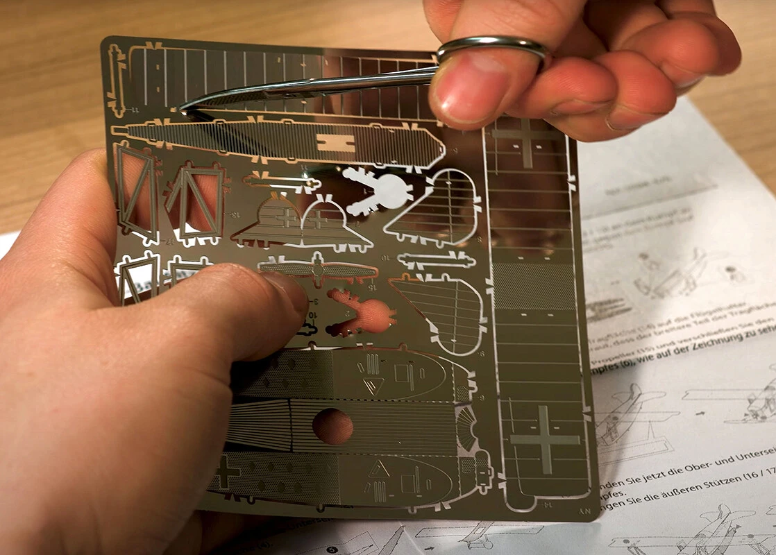 Maquette 3D En Métal : Avion - 17 Pièces 3 Maquette 3D En Métal : Avion - 17 Pièces – Image 3