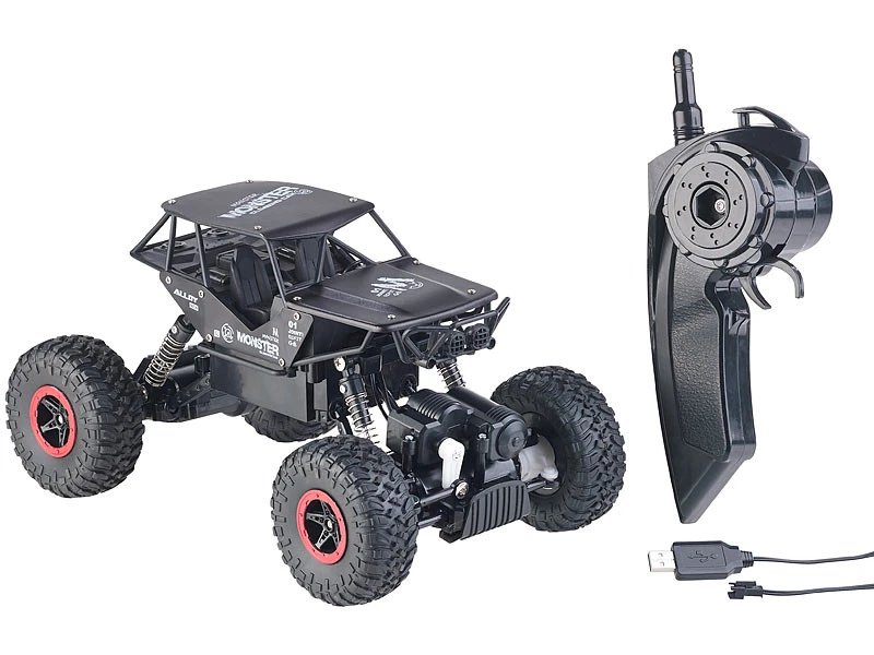 Monster-truck Télécommandé "Rock Crawler" 2,4 GHz, 12 Km/h 2 Monster-truck Télécommandé "Rock Crawler" 2,4 GHz, 12 Km/h – Image 2