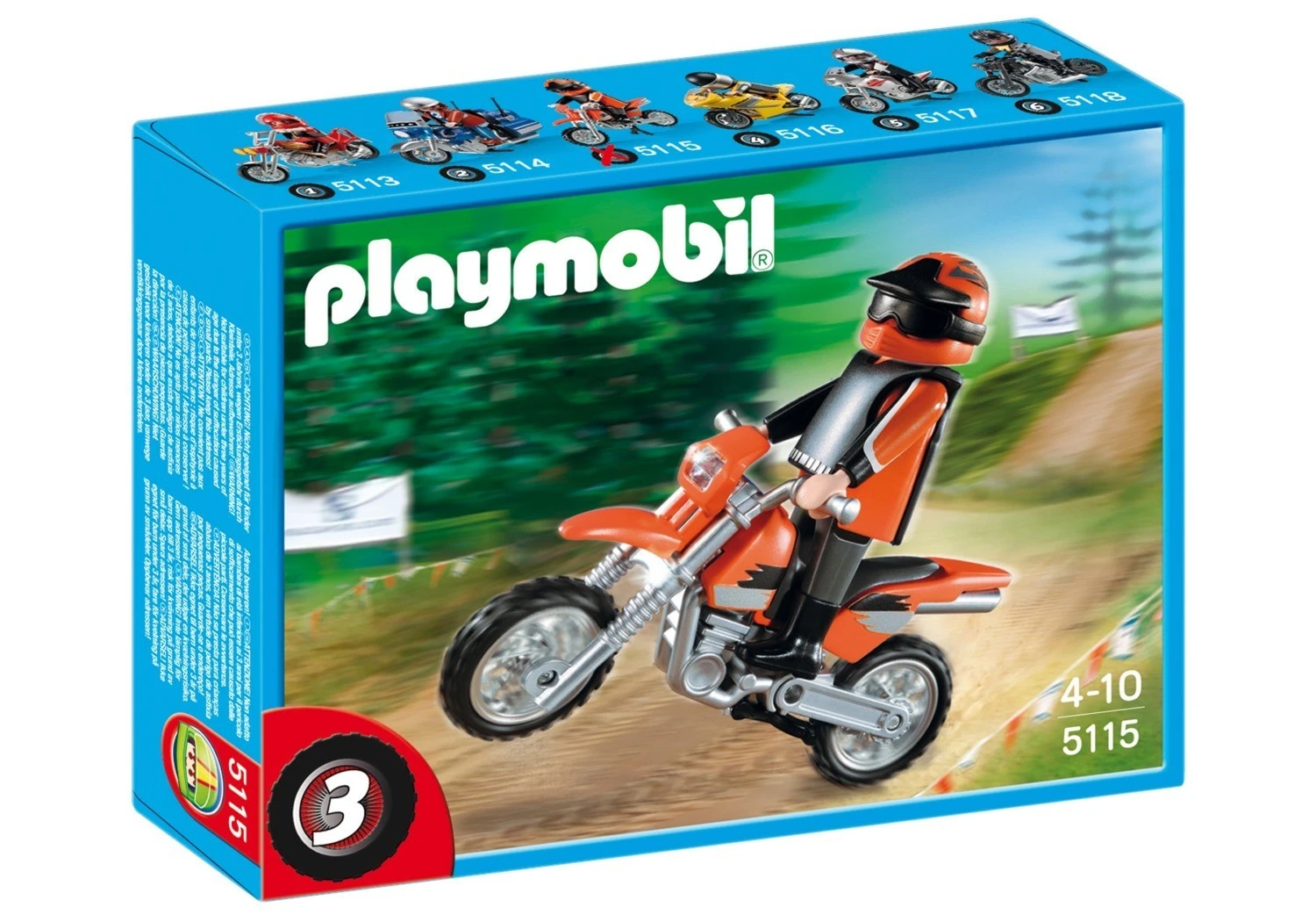 Motocross Playmobil 5115 1 Motocross Playmobil 5115