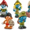 Schleich Pack De 7 Figurines Les Schtroumpfs Dans La Jungle