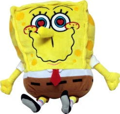 Peluche Bob L'Éponge 30 Cm - Bob Amoureux