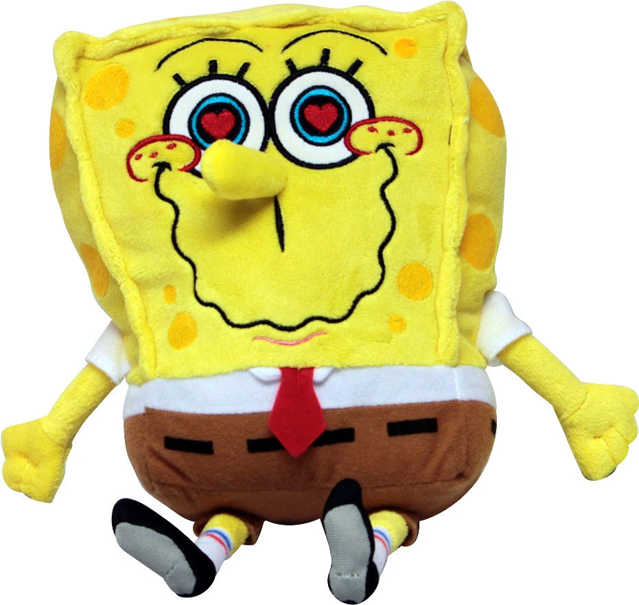 Peluche Bob L'Éponge 30 Cm - Bob Amoureux 1 Peluche Bob L'Éponge 30 Cm - Bob Amoureux