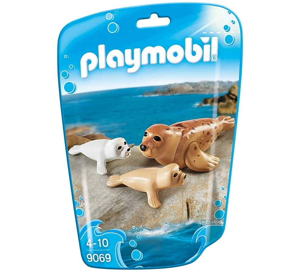 Playmobil Phoque Et Ses 2 Petits Phoques N°9069 1 Playmobil Phoque Et Ses 2 Petits Phoques N°9069