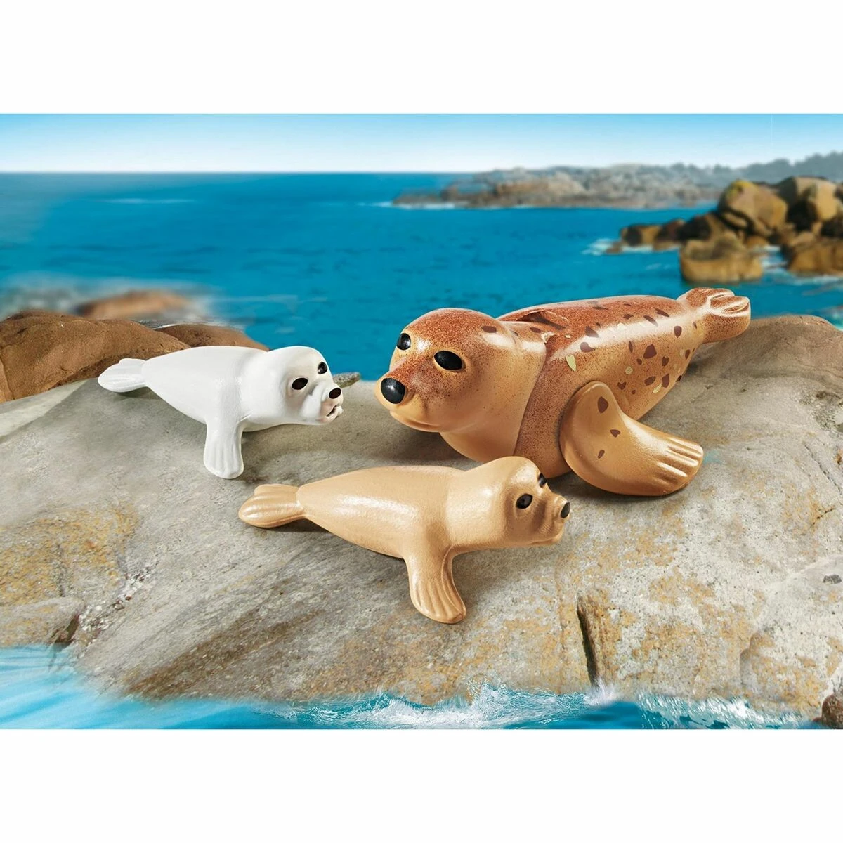 Playmobil Phoque Et Ses 2 Petits Phoques N°9069 3 Playmobil Phoque Et Ses 2 Petits Phoques N°9069 – Image 3