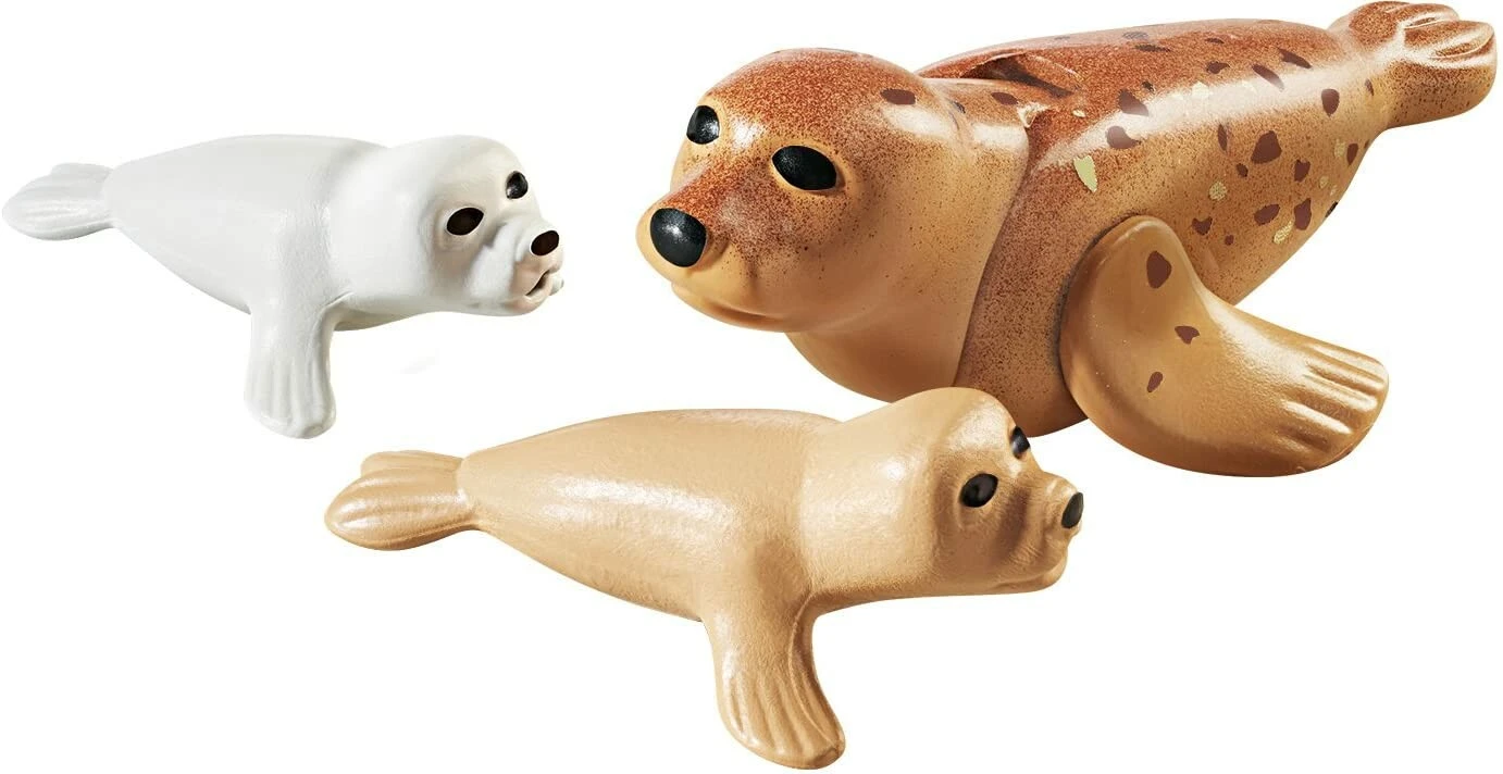 Playmobil Phoque Et Ses 2 Petits Phoques N°9069 2 Playmobil Phoque Et Ses 2 Petits Phoques N°9069 – Image 2