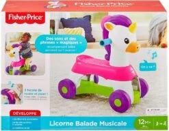 Fisher Price Porteur Pour Bébé Licorne Balade Musicale -Monde Jouet Pas Cher Magasin porteur pour bebe licorne balade musicale ref TG1581 9