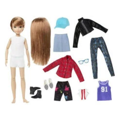 MATTEL Poupée Articulée Entièrement Personnalisable -Monde Jouet Pas Cher Magasin poupee articulee entierement personnalisable ref TG1620 4