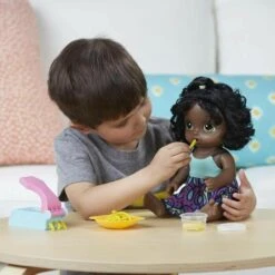 Hasbro Poupée Baby Alive Miam Miam Les Bonnes Pâtes Avec Pack D'accessoires -Monde Jouet Pas Cher Magasin poupee baby alive miam miam les bonnes pates avec pack d accessoires ref TG1775 2