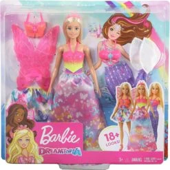 Poupée Barbie Dreamtopia Et Ses 3 Tenues