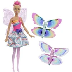 Barbie Poupée Fée Papillon Blonde Dreamtopia