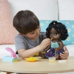 Hasbro 2 Poupées Interactives "Baby Alive Miam Miam Les Bonnes Pâtes" -Monde Jouet Pas Cher Magasin poupee interactive baby alive miam miam les bonnes pates ref TG1429 4