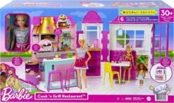 Restaurant De Barbie Et Sa Poupée -Monde Jouet Pas Cher Magasin restaurant de barbie et sa poupee ref TG2240 1